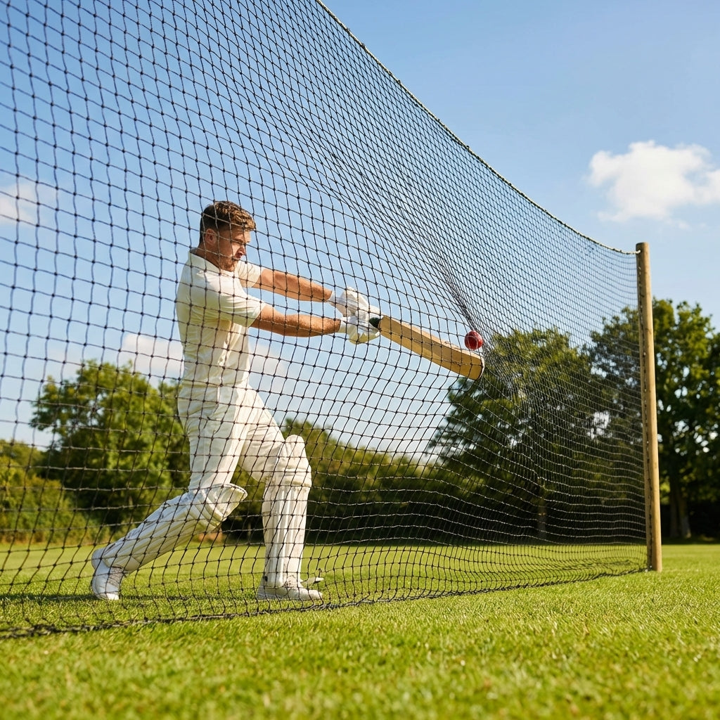 Custom size cricket netting made from HDPP material