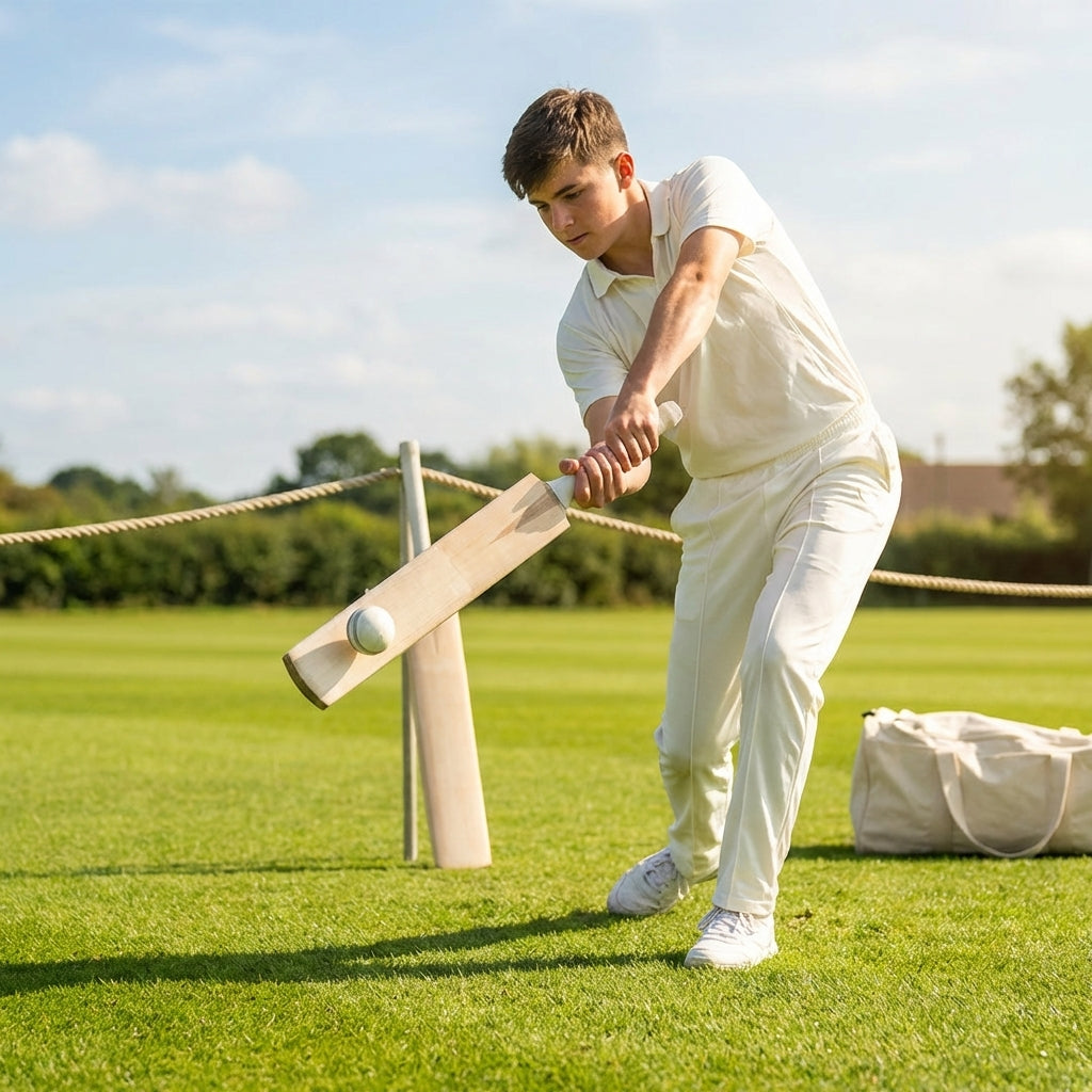 Handcrafted Kashmir Willow Cricket Bat for Beginners