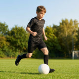 Kids' football kit in multicolour with shirt, shorts, and socks