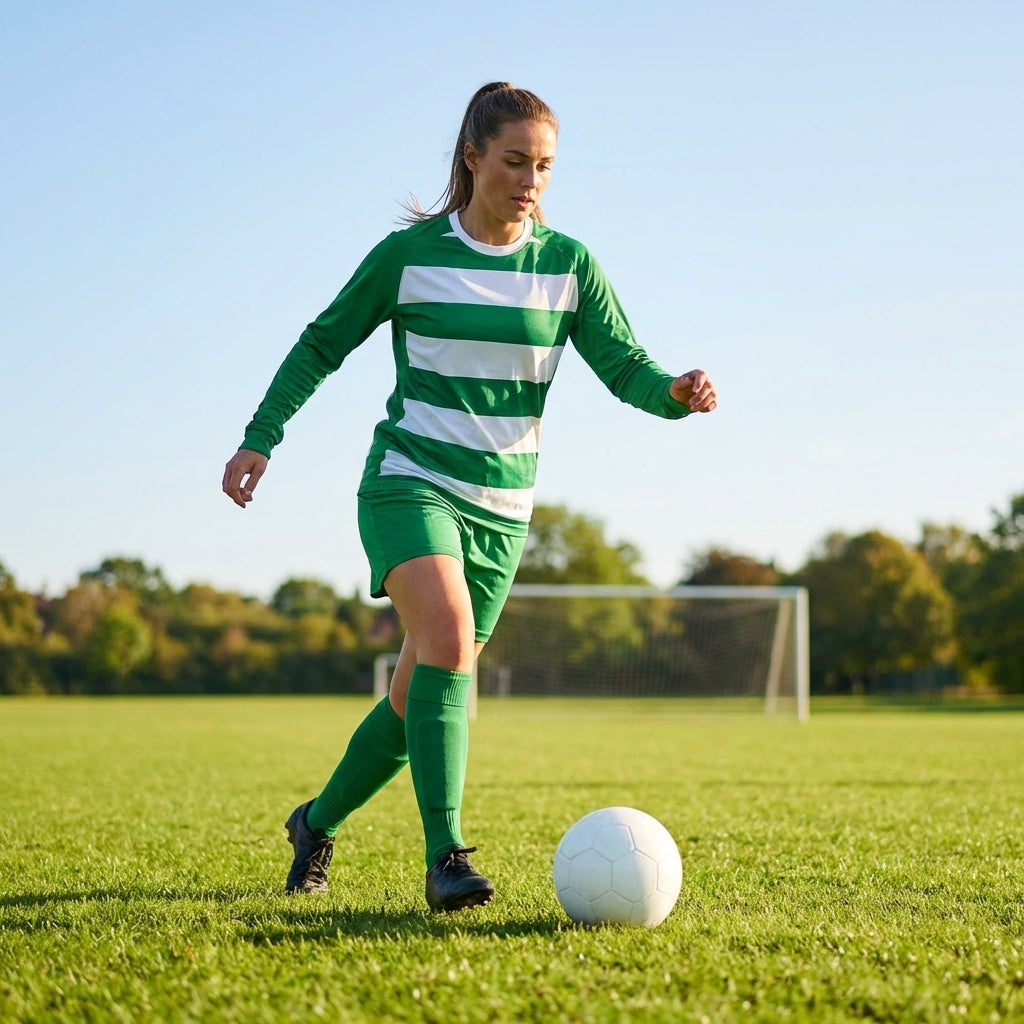 Women's Long Sleeve Football Shirt in various colours