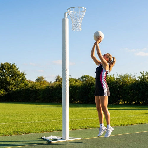 Netball Post Protector Padding – Black/White/Pink/Blue – Impact Resistant Foam – Indoor & Outdoor Use