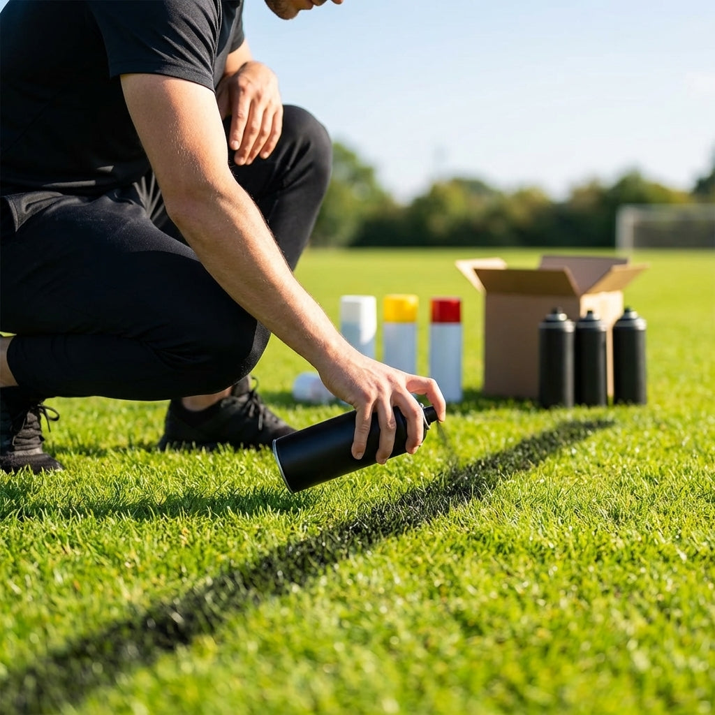 750ml Aerosol Line Marking Spray Paint in multiple colours for all surfaces