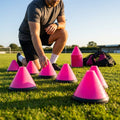 Training cones for sports practice, durable 12-inch cones
