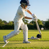 Cricket batting pads with HD foam and PU face, suitable for county level
