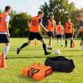 Sports team numbered bibs in vibrant colours for all ages