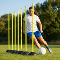 Slalom training poles in vibrant colours for agility training