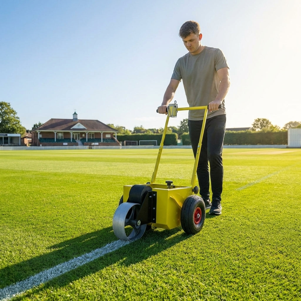 Cricket Wheel Transfer Line Marker with 13.8L Capacity for Cricket Grounds