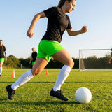 Polyester Football Shorts in multiple colours and sizes, perfect for athletes