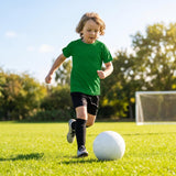Kids' base layer top in vibrant colours for ages 5-10, ideal for sports