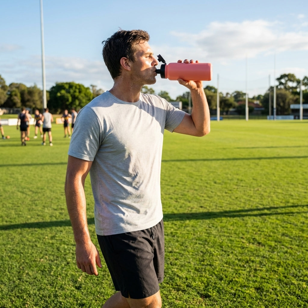Hygiene water bottle 1 litre BPA free plastic for sports