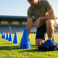 Training cones for sports and agility, durable plastic