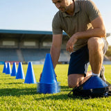 Training cones for sports and agility, durable plastic