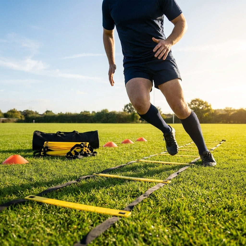 Speed and agility rugby ladder for training and drills