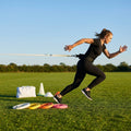 Versatile resistance bands for fitness and training in multiple sizes and colours