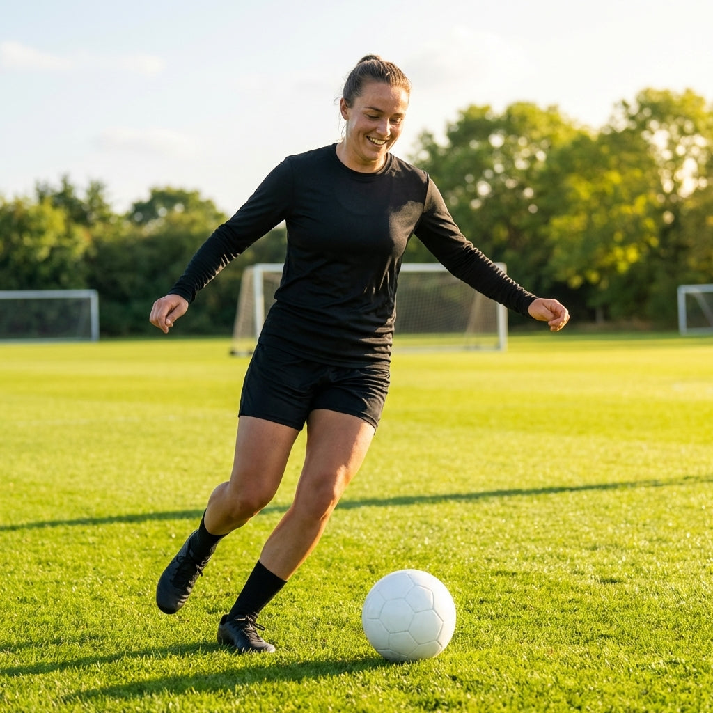 Women's Long Sleeve Football Shirt in multiple colours