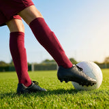 Football socks in various sizes and colours for players