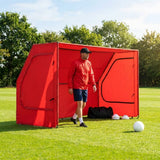 Portable team shelter in 10 colours with steel frame for sports events