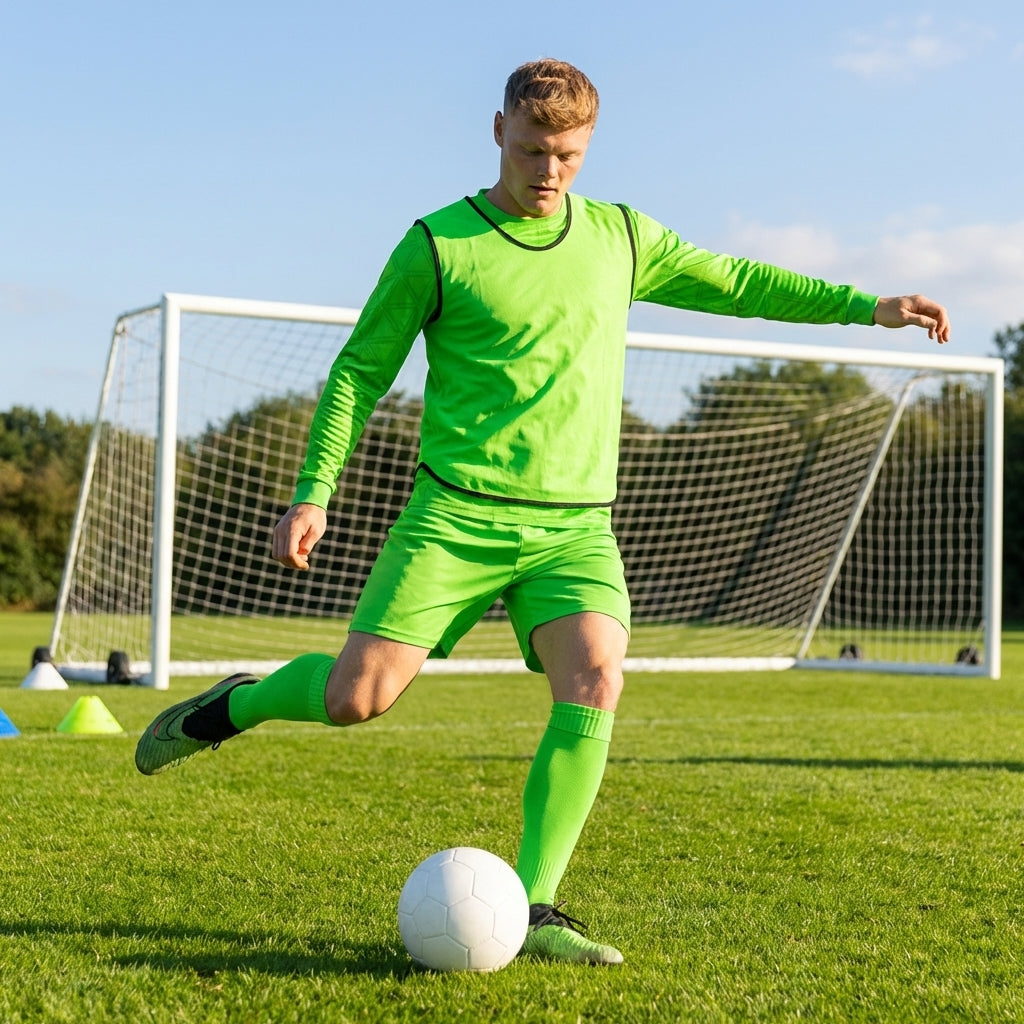 Men's Long Sleeve Football Kit in multiple colours with socks and shorts