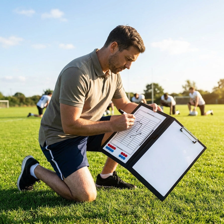A4 Sport Coaching Folder – PVC – Weatherproof Tactics Board – Indoor/Outdoor