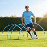 Football Training Passing Arcs, Fluorescent Yellow, High Tensile Plastic