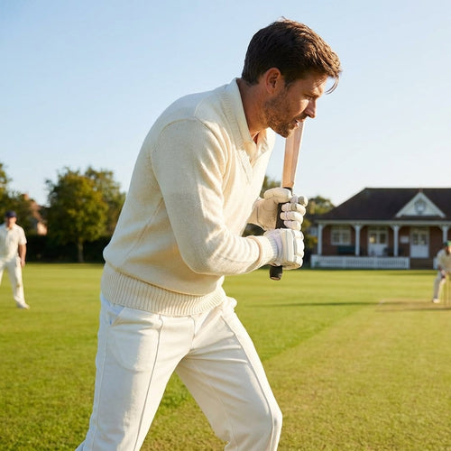 Men's Cricket Sweaters & Vests – XS-XXL – 100% Polyester – Indoor/Outdoor Use