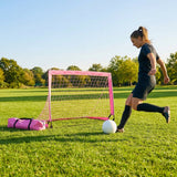 Aluminium Folding Football Goal in various sizes and colours, ideal for training and matches