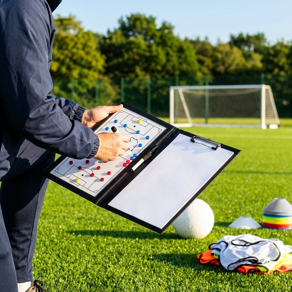 A4 Sport Coaching Folder – PVC – Weatherproof Tactics Board – Indoor/Outdoor