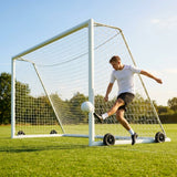 16x6ft aluminium football goal for youth matches