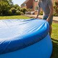 Durable swimming pool cover for outdoor use