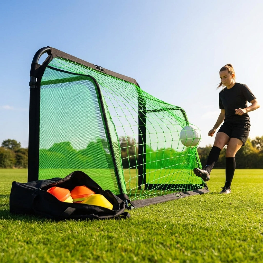 Football goal net in multiple sizes and colours for clubs and gardens