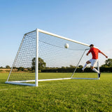 16x6ft aluminium football goal for youth matches