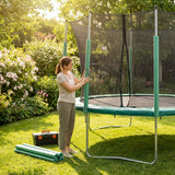 Replacement parts for garden trampolines, outdoor use