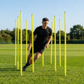 Slalom training poles in vibrant colours for agility training