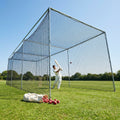 Cricket nets made from HDPE, available in various sizes for indoor and outdoor use