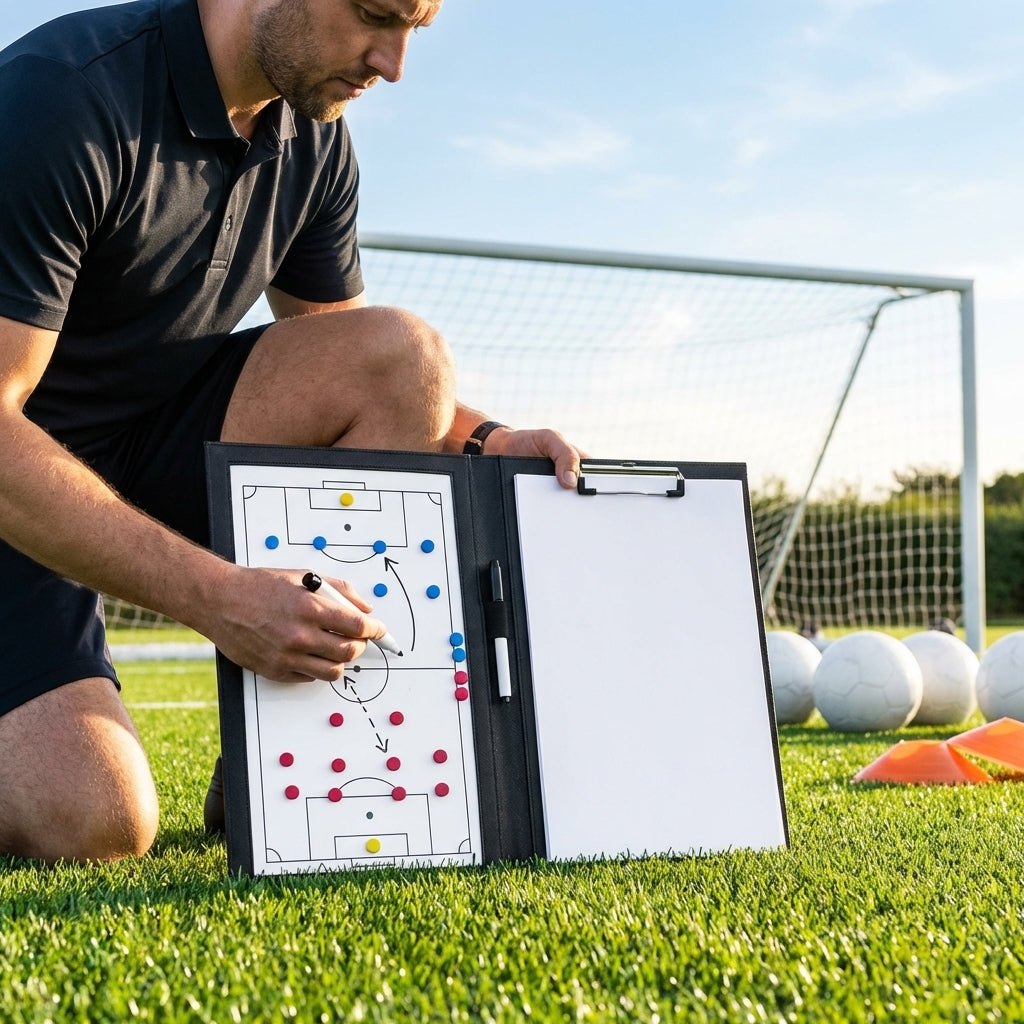 A4 Sport Coaching Folder – PVC – Weatherproof Tactics Board – Indoor/Outdoor