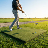 Golf Hitting Mat with Artificial Turf and EVA Foam Base