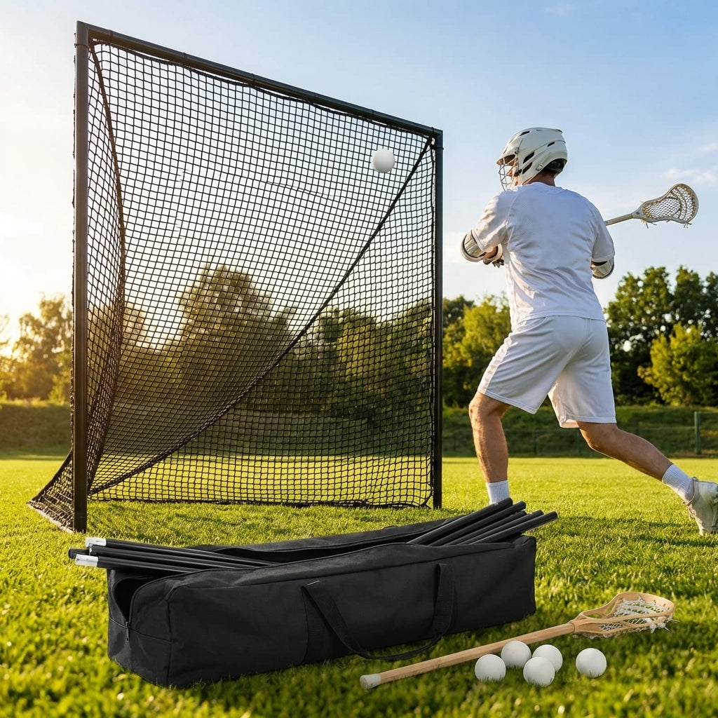 Ball Stop Net System with Steel Frame for Sports Clubs