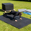 Rubber Gym Flooring Mats in various thicknesses and colours