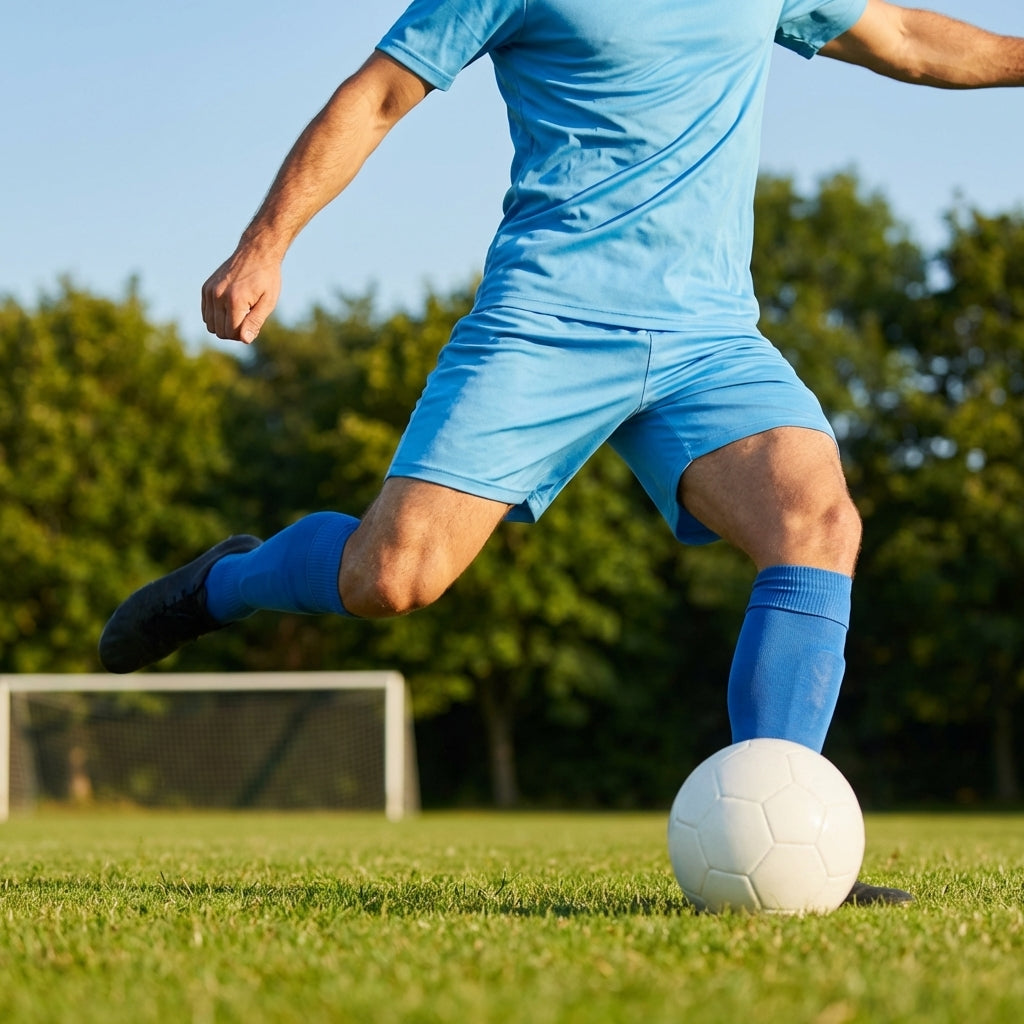 Men's football shorts in various colours, breathable polyester sportswear