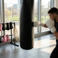 Boxing gloves in multiple colours made of PU leather for combat sports