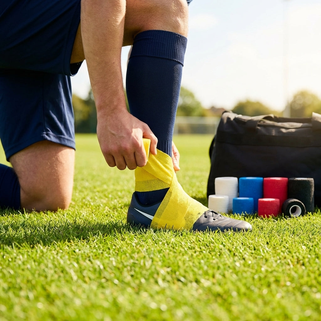 Cohesive Bandage Tape – Multi Sizes/Colours – Latex-based, Sweat-resistant – Sports & Injury Support