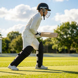 Colourful cricket batting pads in cotton and cane for short-form cricket