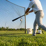 Custom baseball nets made from HDPP material in black