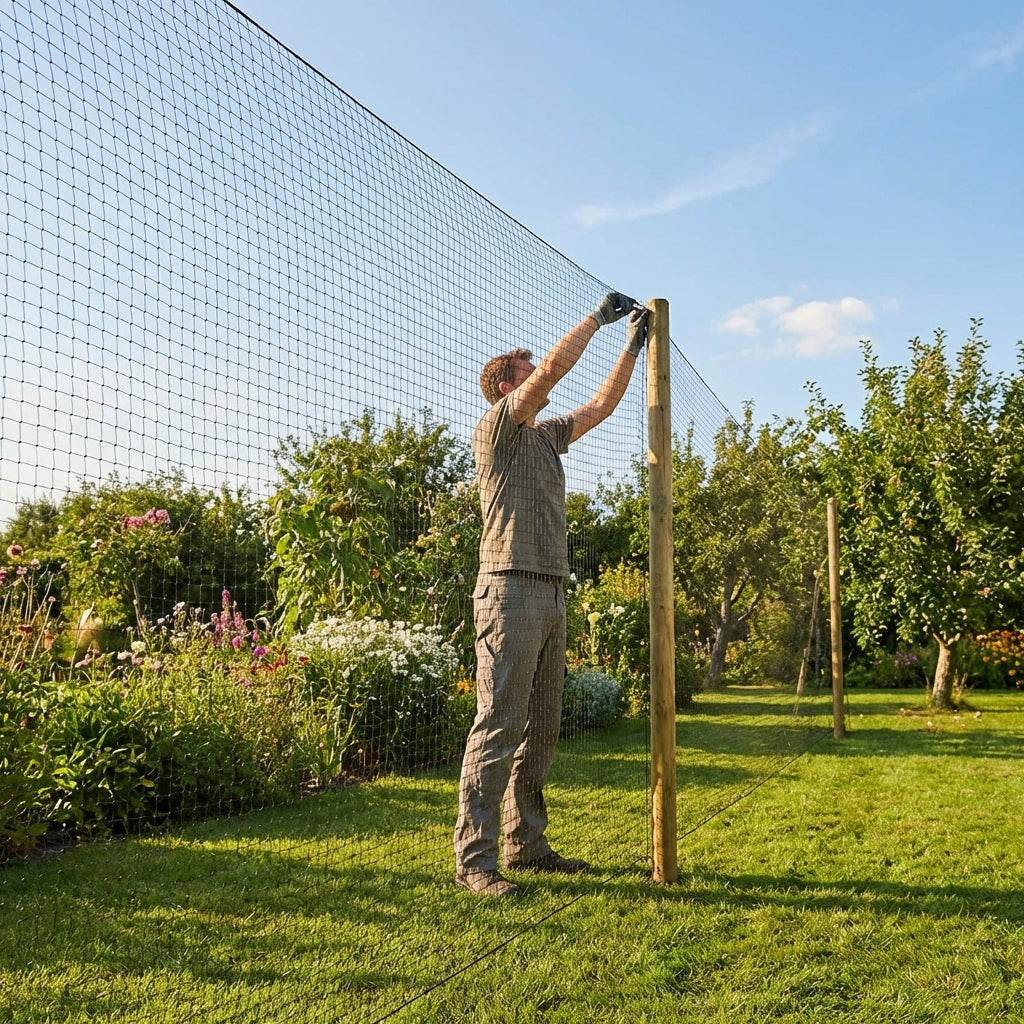 Heavy Duty Bird Netting made from high-density polyethylene