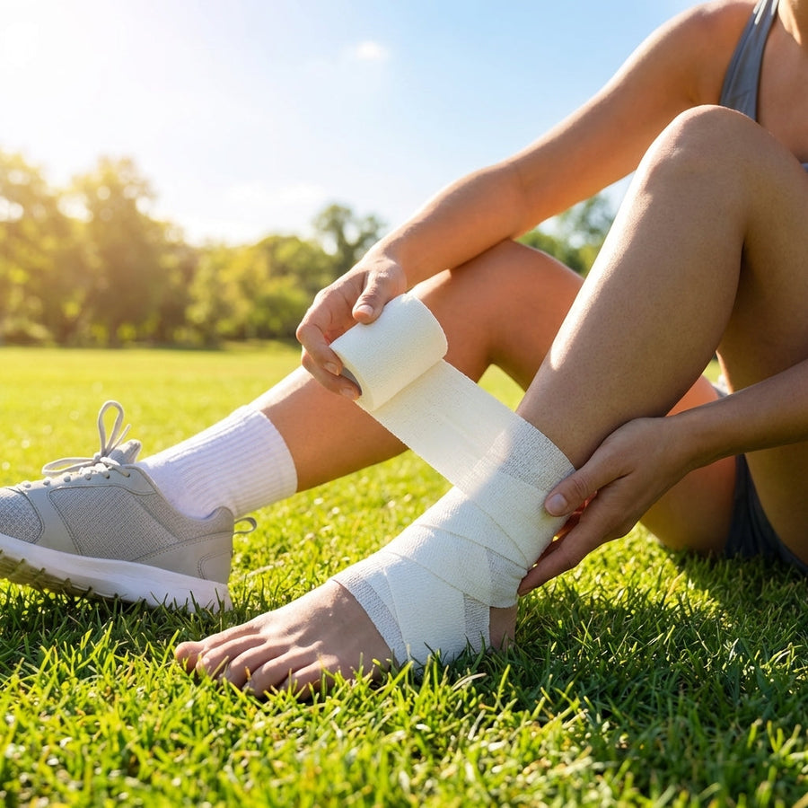 Cohesive Bandage Tape – Multi Sizes/Colours – Latex-based, Sweat-resistant – Sports & Injury Support