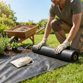 Heavy Duty Weed Control Fabric – Black – 50gsm/100gsm PP – Garden & Driveway Use