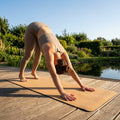 Cork Yoga Mat with Natural Rubber Base for Yoga and Pilates