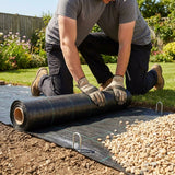Heavy Duty Weed Control Fabric – Black – 50gsm/100gsm PP – Garden & Driveway Use