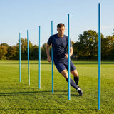 Slalom training poles in vibrant colours for sports practice