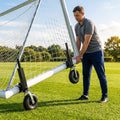 Football goal wheels with 360-degree rotation feature